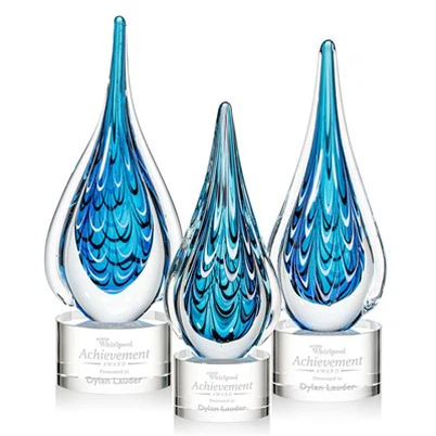 Art Glass Awards Trophies