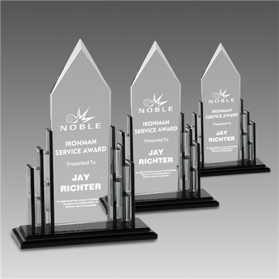 Crystal Regal Tower Plaque Awards
