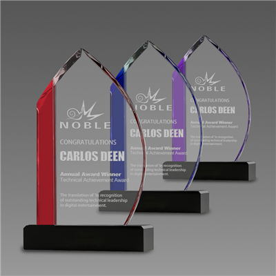 Пенсійныя крыштальныя таблічкі